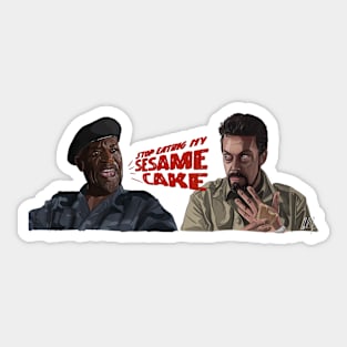 Congo: Stop Eating My Sesame Cake! Sticker